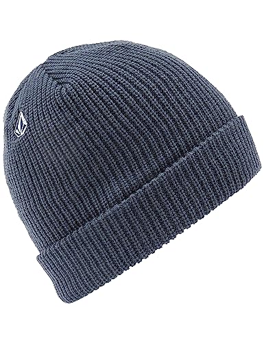 Volcom Herren Full Stone Beanie Mütze, Marineblau, S von Volcom