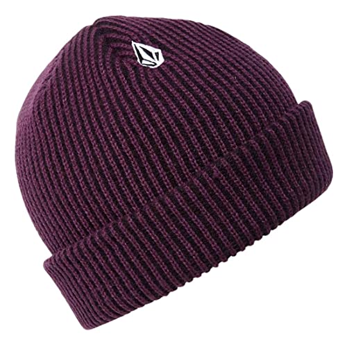 Volcom Herren Full Stone Cuff Beanie Mütze, Maulbeerfarben, Einheitsgröße von Volcom