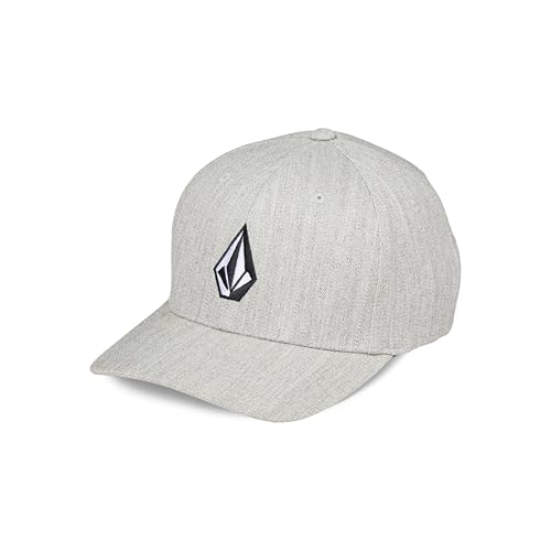Volcom Herren Full Stone Flex Fit Baseballkappe, Grau Vintage S324, Large von Volcom