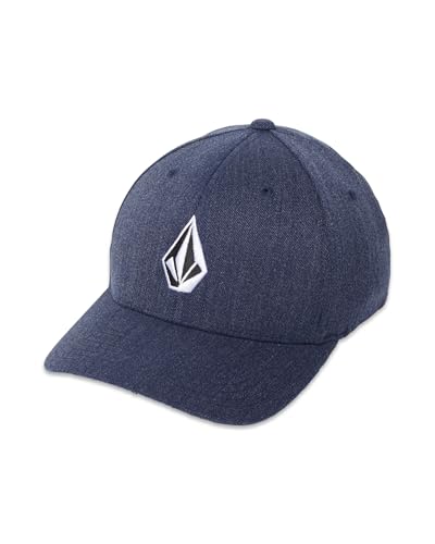 Volcom Herren Full Stone Flexfit Baseball-Kappe, marineblau/weiß, L/XL von Volcom
