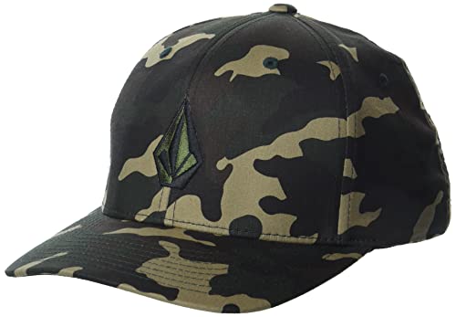 Volcom Herren Full Stone Flexfit Hat Baseballkappe, Camouflage (CAM), S EU von Volcom