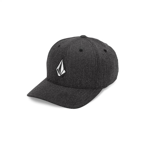 Volcom Herren Gorra Flexfit Jaspeado de Piedra Completa Verschluss, grau, L/XL von Volcom