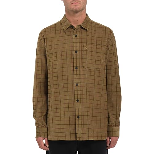 Volcom Herren Hemd Zander, Größe:M, Farben:Dark Khaki von Volcom