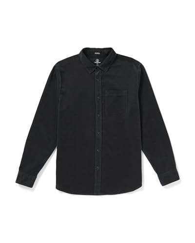Volcom Herren Hemd Zander LS, Größe:M, Farben:Asphalt Black von Volcom