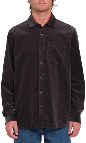 Volcom Herren Hemd Zander LS, Größe:XL, Farben:Asphalt Black von Volcom