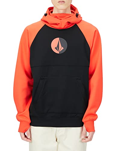 Volcom Herren Hydro Riding Hoodie, Orange Shock, S von Volcom
