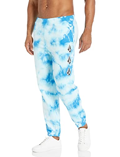 Volcom Herren Iconic Stone Plus Fleece-Hose Trainingsanzug, Maliblue, Groß von Volcom