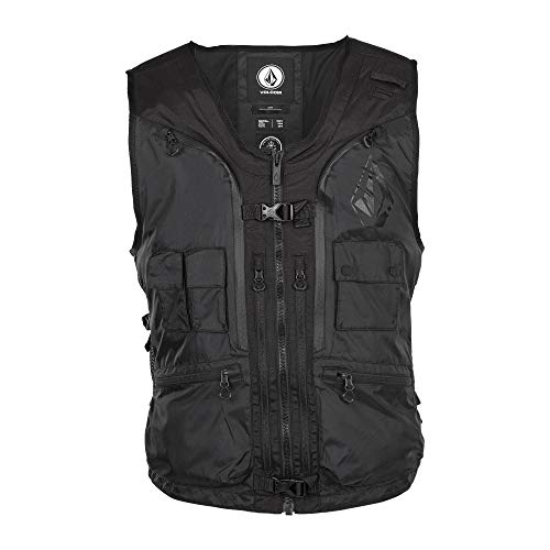 Volcom Herren Iguchi Rugged Nylon Slack Snow Vest Weste, schwarz, Mittel Volcom Herren Iguchi Rugged Nylon Slack Snow Vest Weste, schwarz, Mittel von Volcom