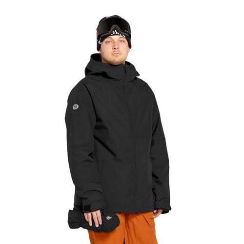 Volcom Herren Insulated Snowboard Jacket 2836 Isolierte Snowboardjacke, Schwarz S5, L von Volcom