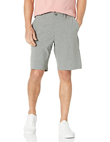 Volcom Herren Kerosene 21" Hybrid Chino Shorts, Grau Meliert, 36 von Volcom
