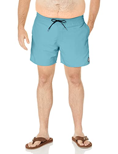 Volcom Herren Lido Solid Trunk 16 Badehose, Britt Blue, X-Large von Volcom