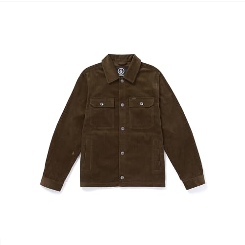 Volcom Herren Likeaton Jacke, Dark Earth, L Volcom Herren Likeaton Jacke, Dark Earth, L von Volcom