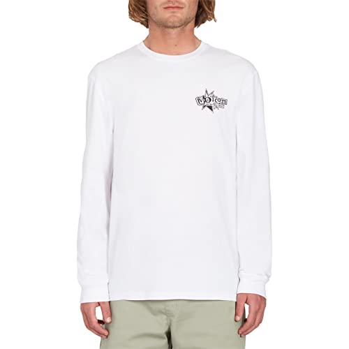 Volcom Herren Longsleeve V ENT LP LST, Größe:M, Farben:White von Volcom