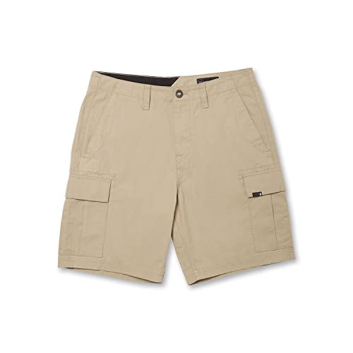 Volcom Herren March Cargo Short, Kaki, 34W von Volcom