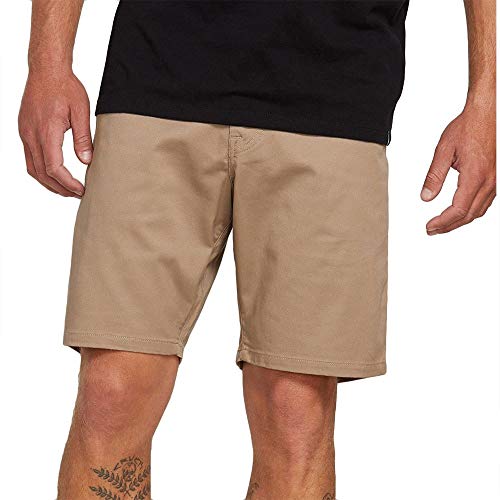 Volcom Herren Men's Frickin Modern Stretch 19" Chino Short Jeans, Khaki, 50 von Volcom