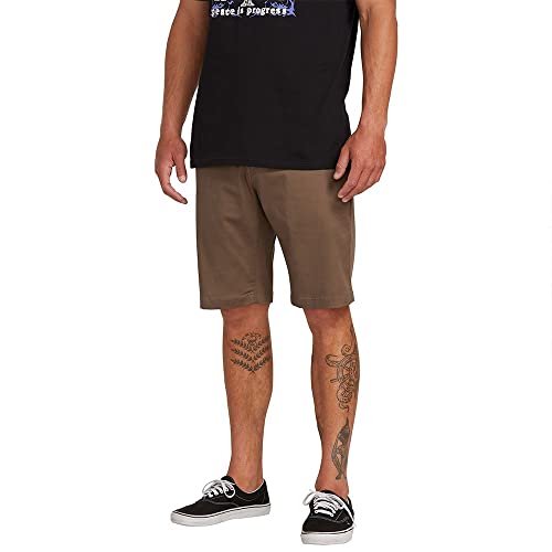 Volcom Herren Modern Fit 21" Chino Shorts, Pilz 1, 48 von Volcom