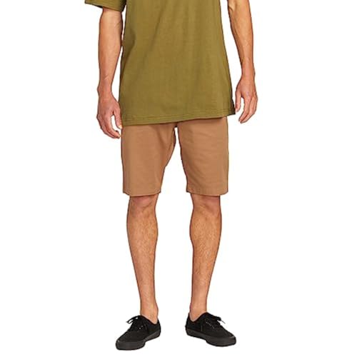 Volcom Herren Modern Fit 21" Chino Shorts, Tabak, 49 von Volcom