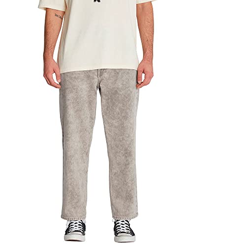 VOLCOM Herren Modown Tapered Denim Hose, Säure, 34 von Volcom
