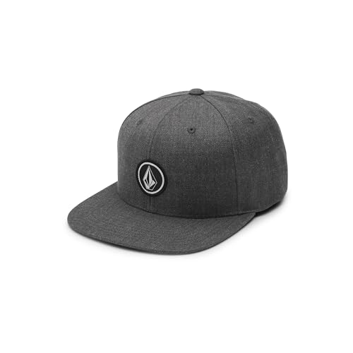 Volcom Herren Quarter Twill Hat Baseballkappe, Charcoal Heather 1, Einheitsgröße von Volcom