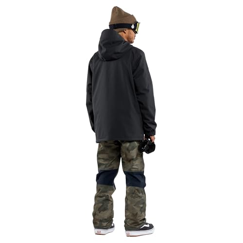 Volcom Herren Roan Bib Snowboardhose Overalls, Cloudwash Camo S4, Medium von Volcom
