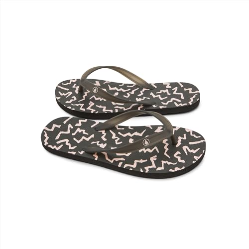 Volcom Herren Rocker Flip Flop Sandale, Asphaltschwarz, 42 EU Volcom Herren Rocker Flip Flop Sandale, Asphaltschwarz, 42 EU von Volcom