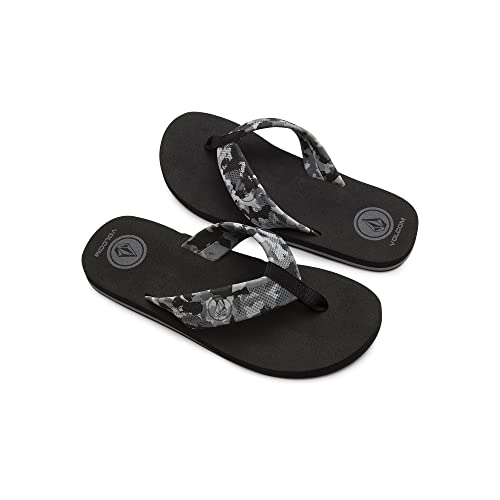 Volcom Herren Daycation Flip Flop Sandale, Camouflage, 48.5 EU von Volcom