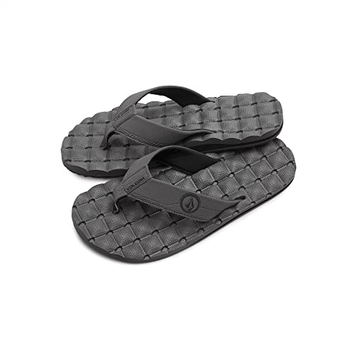 Volcom Herren Flip-Flop mit Liegesandalen Sandale, Hellgrau, 49 EU von Volcom