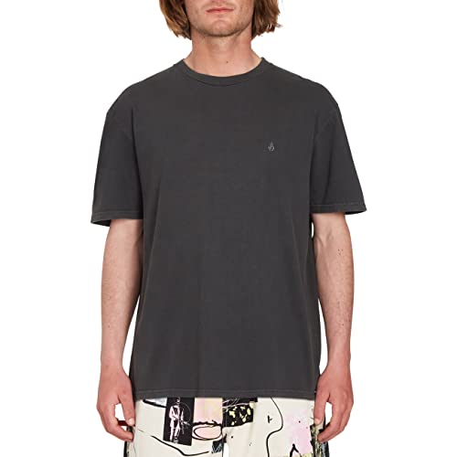 Volcom Herren Solid Stone Emb SST Tshirt, Schwarz, M von Volcom