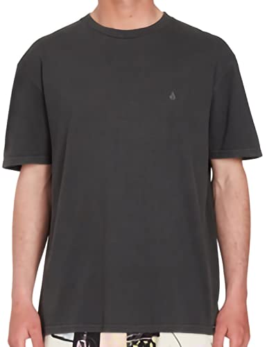 VOLCOM Herren Solid Stone Emb SST Tshirt, Schwarz, S von Volcom