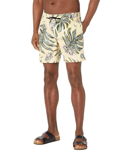 Volcom Herren Standard 43,2 cm elastische Taille Surf Badehose, Dawn Yellow, XXL von Volcom