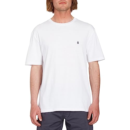 Volcom Herren Stone Blanks BSC SST Tshirt, weiß, L von Volcom