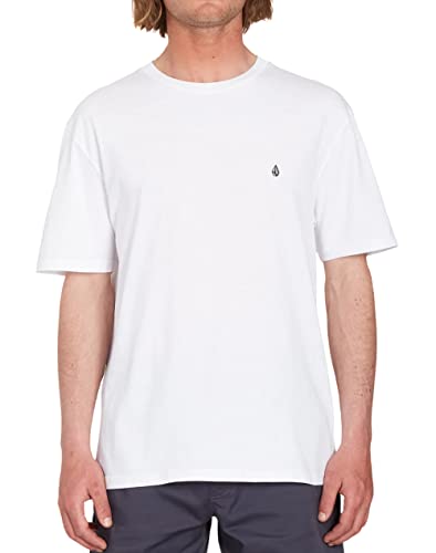 Volcom Herren Stone Blanks BSC SST Tshirt, weiß, XXL von Volcom