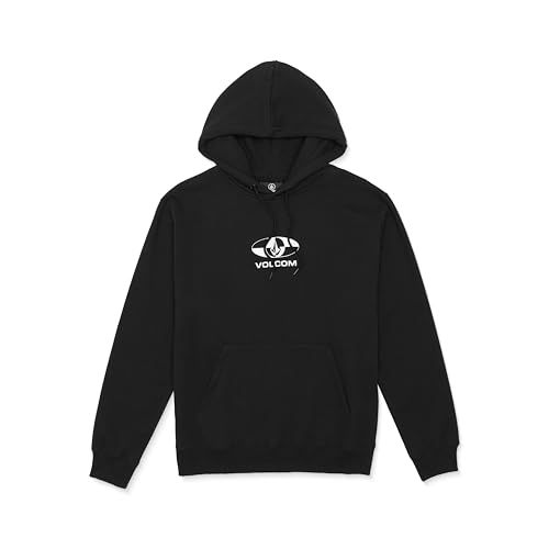 Volcom Herren Stone Explorer Pullover Hoodie Sweatshirt Kapuzenpullover, Schwarz, Large von Volcom