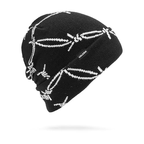 Volcom Herren Stone Funk Roll Over Beanie, Schwarz S5, Einheitsgröße von Volcom