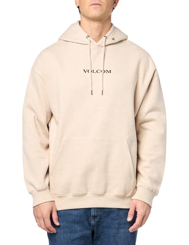 Volcom Herren Stone Pullover Fleece Sweatshirt, Dust Heather, X-Large Volcom Herren Stone Pullover Fleece Sweatshirt, Dust Heather, X-Large von Volcom