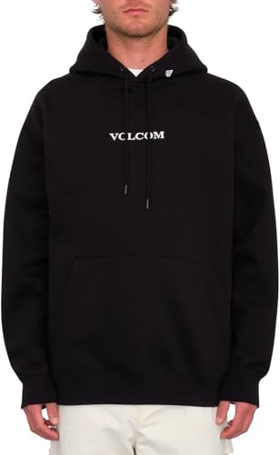 Volcom Herren Stone Pullover Fleece Sweatshirt, Schwarz 324, Small von Volcom