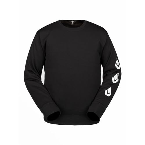 Volcom Herren Sweatshirt Core Hydro Crew, Größe:M, Farben:Black von Volcom