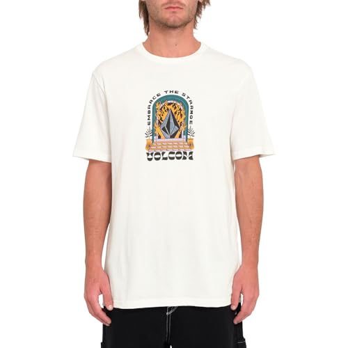 Volcom Herren T-Shirt Sacred Stone, Größe:M, Farben:Off White von Volcom