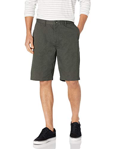 Volcom Herren Vmonty Chino Lässige Shorts, Charcoal Heather, 32 von Volcom