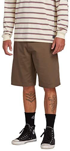 Volcom Herren V Monty Chino Lässige Shorts, Mushroom, 52 von Volcom