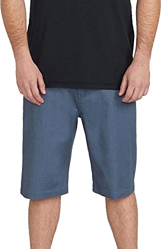 Volcom Herren Vmonty Stretch Shorts, Heather, Blau, 46 von Volcom