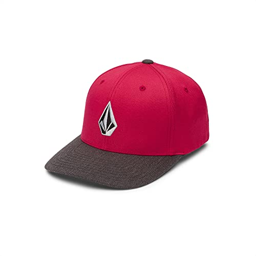Volcom Herren Full Stone Heather Xfit Hat Baseballkappe, Cayenne, S/M von Volcom
