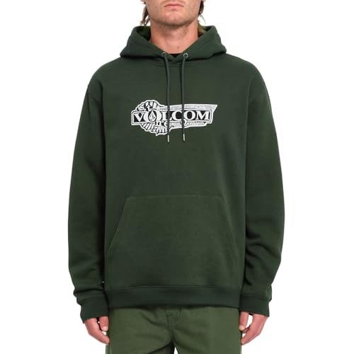 Volcom Herren Volstoned Hoodie Fleece Sweatshirt, Dunkler Wald, Medium von Volcom