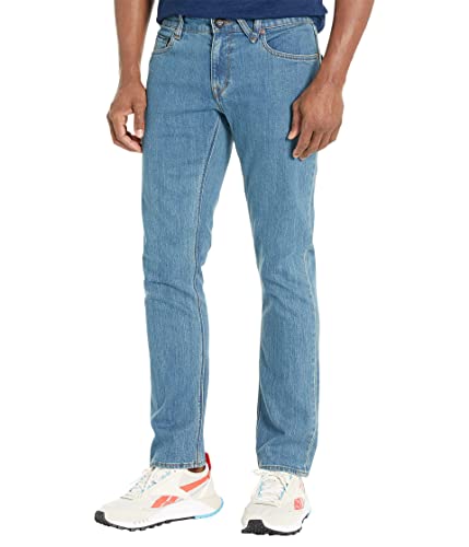 Volcom Herren Vorta Slim Fit Stretch Denim Jeans, Aged Indigo, 30W / 34L von Volcom