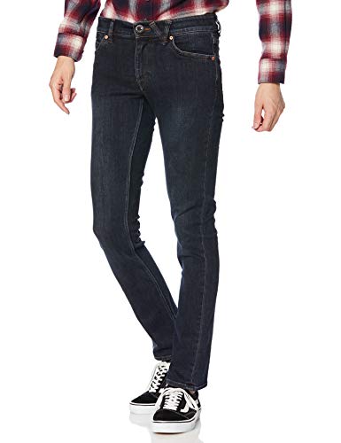 Volcom Herren Vorta Slim Fit Stretch Denim Jeans, Azul Usado, 34 W/32 L von Volcom