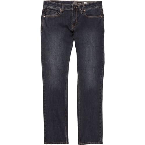 Volcom Herren Vorta Slim Fit Stretch Denim Jeans, New Vintage Blue, 38W / 32L von Volcom