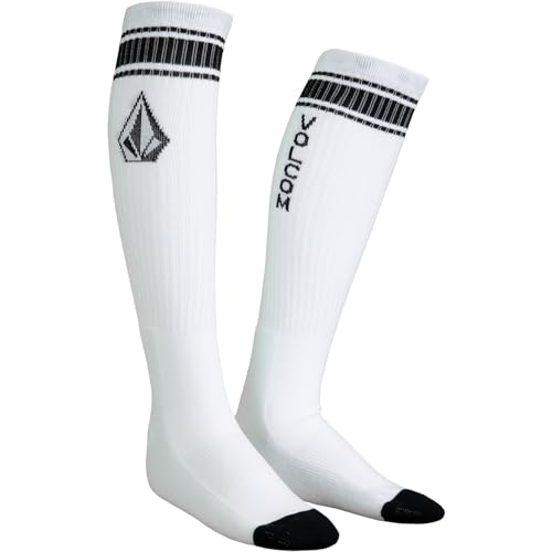 Volcom High Stripe Crew Socken (white, 42-46) von Volcom