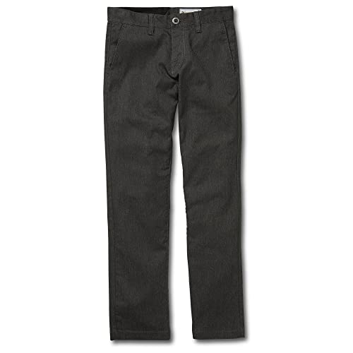 Volcom Jungen Frickin Modern Stret Hose, Kohle (Charcoal Heather) von Volcom