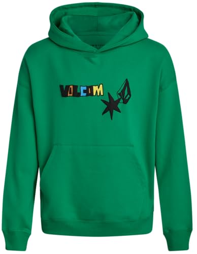 Volcom Jungen-Hoodie – Langarm-Pullover mit Grafik-Hoodie – warme lässige Hoodies für Jungen (8–20), Mintgrün, 10-12 von Volcom