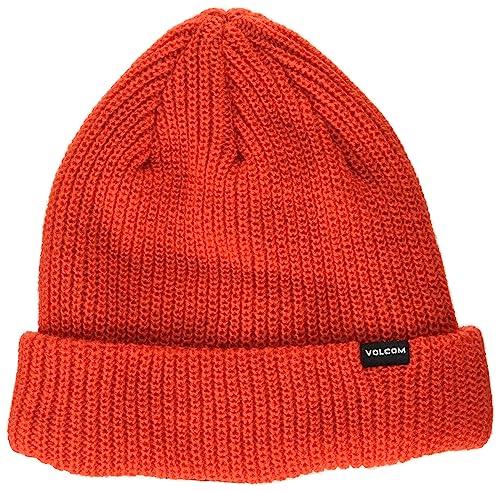 Volcom Jungen Sweep Lined Beanie, ORANGE Shock, Einheitsgröße von Volcom